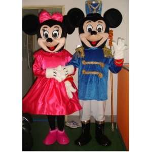   Mickey Mouse Minnie Mouse Evening Dress Mascot Costumes: Toys & Games