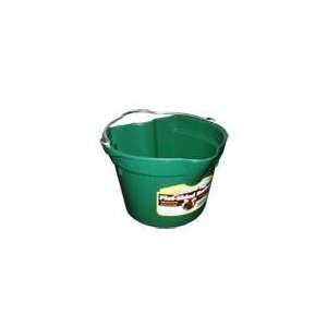  Double Tuf Flat Sided Bucket   8 qt   Red   Case of 12 