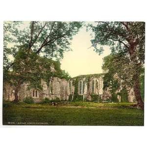   Reprint of Exterior, Netley Abbey, England 