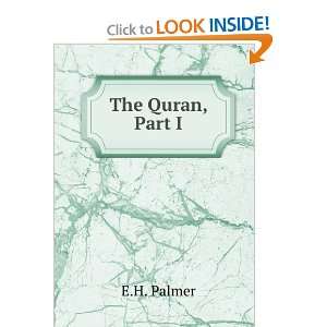  The Quran, Part I E.H. Palmer Books
