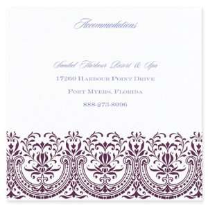  Accommodation Card Wedding Accessories Health & Personal 