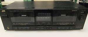 JVC TD W201 Dual Cassette Stereo Tape Deck Player / Recorder VINTAGE 