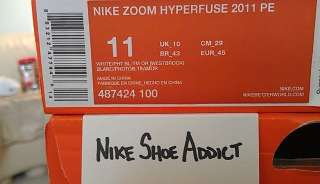Nike Zoom Hyperfuse 2011 PE Russell Westbrook Oklahoma OKC Thunder KD4 