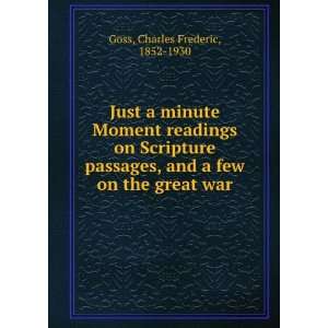  Just a minute! Moment readings on Scripture passages, and 