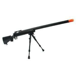  MB03 Airsoft Black Sniper Spring Rifle w/Bipod by Well 