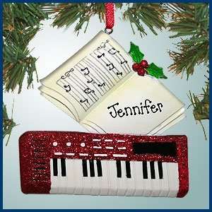  Personalized Christmas Ornaments   Electronic Keyboard 