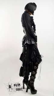 fashion gothic punk cool black pants visual kei lolita Japan fashion 