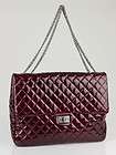 Chanel Bordeaux Quilted Patent Leather Reissue 2.55 XL Flap Bag