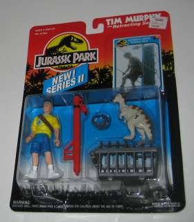 Tim Murphy Jurassic Park Series 2 Figure MOC Kenner 1993 JP Carded 