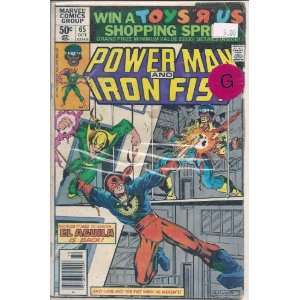  Power Man # 65, 2.0 GD Marvel Books