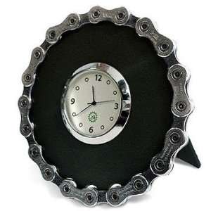 Recycled Bike Chain Desk Clock Resource Revival
