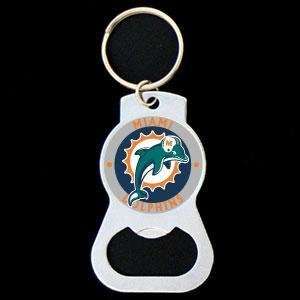  NFL Bottle Opener Key Ring   Miami Dolphins: Sports 