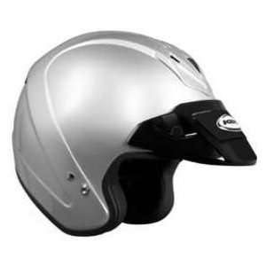    KBC TOURCOM SILVER XS MOTORCYCLE Open Face Helmet: Automotive