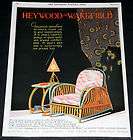   PRINT AD, HEYWOOD WAKEFIELD STICK REED FURNITURE, MILLARD ART