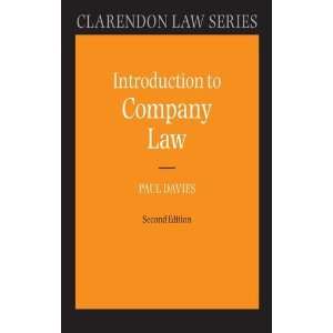   to Company Law (Clarendon Law) Second (2nd) Edition  Author  Books