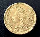 1864 UNC Copper Nickel Indian Head Penny Cent  J8