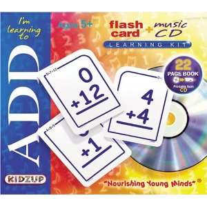 Learning to Add (Flash Card + Music CD Learning Kits): Kidzup 