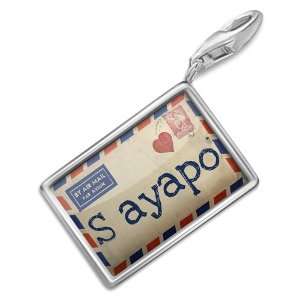FotoCharms I Love You Greek Love Letter from Greece   Charm with 