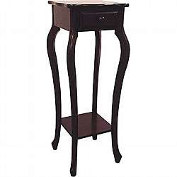 Cherry Wood Plant Stand  Overstock