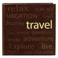 Pioneer Book style Brown Travel Photo Albums (Pack of 2 