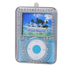 iPod Nano 3rd Generation Embellished Clear Case  