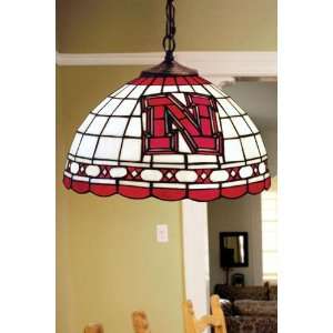  Team Logo Hanging Lamp 16hx16l Nebraska: Home 