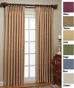 Thermal Damask Pinch Pleated Panel Pair (84 in.)  