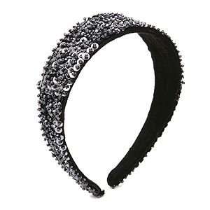  JUKO Sequined Headband, gunmetal, 1 ea Beauty