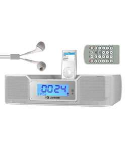 iPod MP3 Dock AM/FM Alarm Clock with Headphones  Overstock
