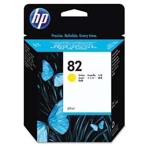  HP 82 (C4913A) Yellow Remanufactured Inkjet/Ink Cartridge 
