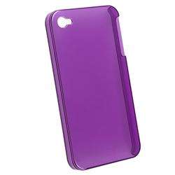 Clear Dark Purple Slim Fit Case for Apple iPhone 4  Overstock