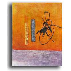 Writing On The Wall Contemporary Canvas Art  