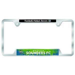 MLS Seattle Sounders Metal License Plate Frame  Sports 