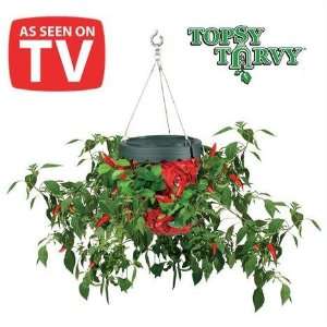 Topsy Turvy Upside Down Hot Pepper Planter Patio, Lawn & Garden