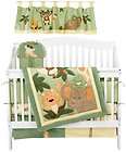 New NoJo Jungle Babies 6 Piece Crib Bedding Set Fast Free Shipping