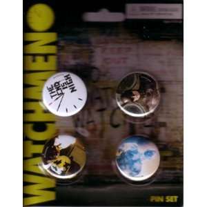  Watchmen Button/Pin Set 4 pack The End is Nigh Everything 