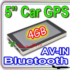 Bluetooth CAR NAVIGATION nav GPS  MP4 TOUCH SCREEN Automotive 