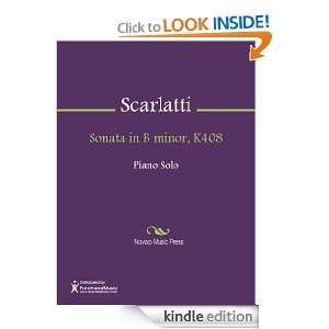 Sonata in B minor, K408 Sheet Music Domenico Scarlatti  