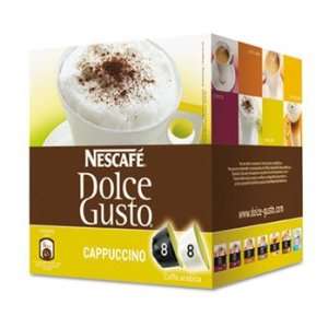  Coffee Capsules, Cappuccino, 2.13 oz., 16 per Box 