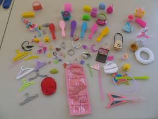 NICE CLEAN LOT 184 PC BARBIE & KELLY DOLLS CLOTHING & A VARIETY OF 
