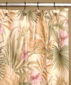 Paradise Palms Shower Curtain By Croscill  