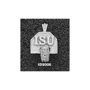 Idaho State ISU Backboard Pendant (Silver)  Sports 