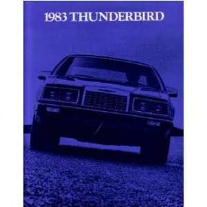  1983 FORD THUNDERBIRD Sales Brochure Literature Book Automotive
