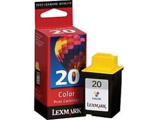 NEW Lexmark #20 15M0120 Color Ink Cartridge SEALED BOX  