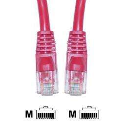 25 foot CAT 5E Red Ethernet Cable (Pack of 5)  