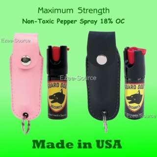 Pepper Spray Pink & Black Maximum Police Strength  