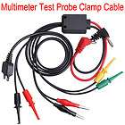 Multimeter Test Alligator Hook Grabber Clip Probe Cables Cell Phone 