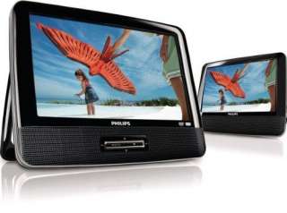 Philips PD9012/37 9 LCD Dual Wide Screen Portable Video DVD Player 