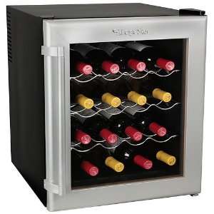  New   EdgeStar 16 Bottle Wine Cooler   Platinum by 