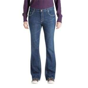 FD127 DICKIES WOMENS SLIM BOOT CUT JEANS ALL COLORS NW  